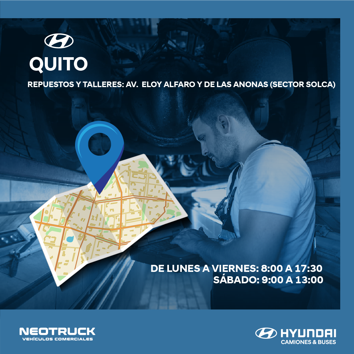 Taleres Neotruck Quito - Hyundai Camiones y Buses Ecuador